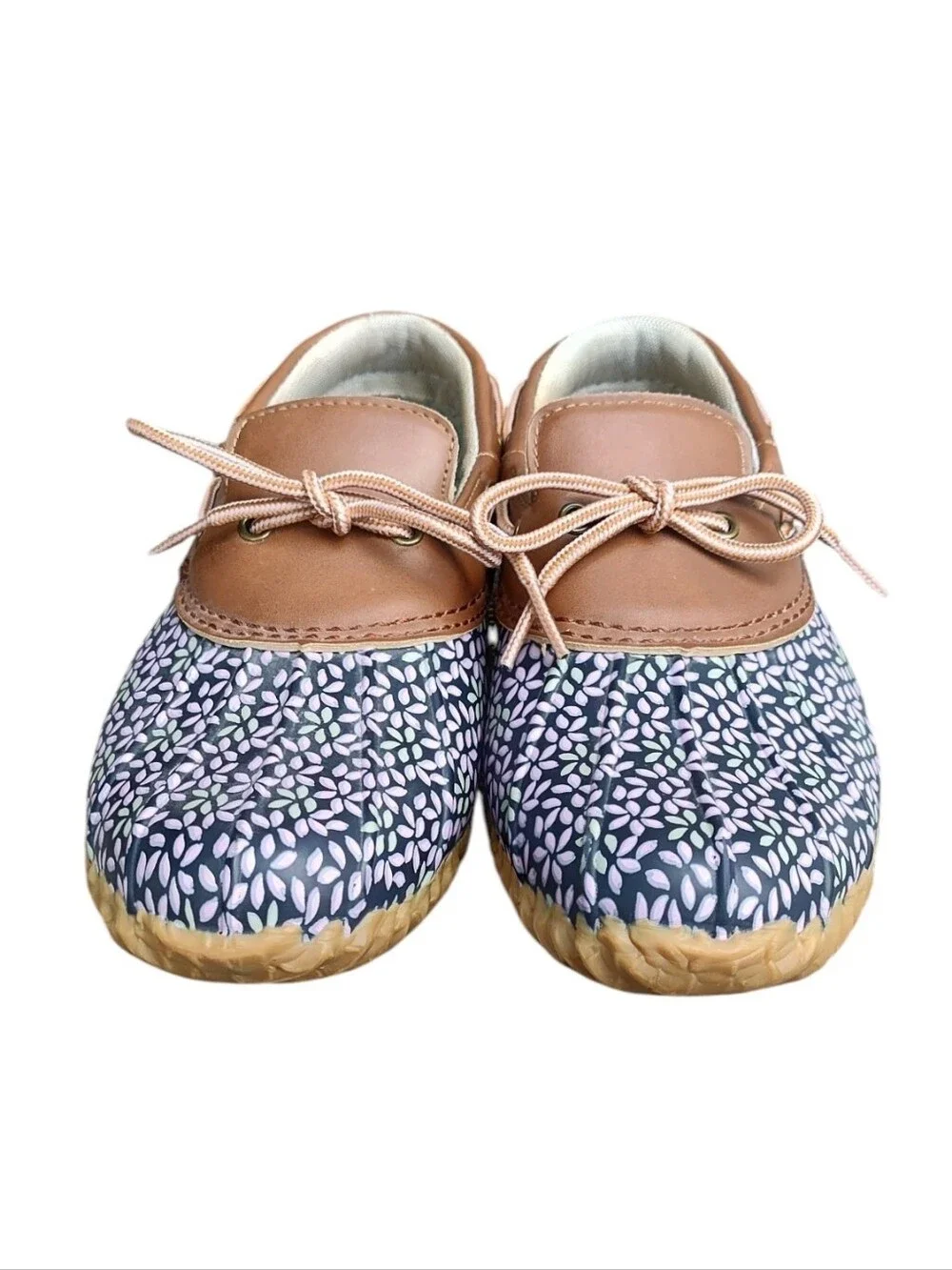 JBU Jambu Gwen Garden Ready Waterproof Floral Rubber Base/Shoes Size 8M